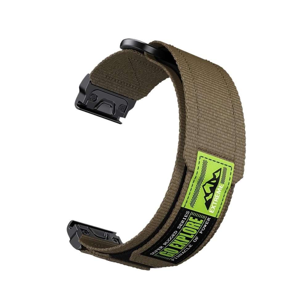 22mm 26mm Quick Fit Nylon Strap for Garmin Fenix 7 7X 6 6X Pro 5X, Fenix8 51mm 47mm Tactix7, Enduro 3 2 Bracelet(Army Blue,22mm)