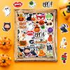 300Pcs Halloween Stickers for Kids Teens Adults, Waterproof Non-Repeating Vinyl Bulk Halloween Pumpkin Stickers for Holiday Party Favors Classroom Crafts Gifts Prizes Decorations view 3
