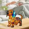 Dog Lamp Cute Resin Puppy Night Light, Soft Glow Pet Lamp Decor | Warm Light Bedside Table Lamp, Dog-Themed Room Lighting for Dorm, Kids Room, Teen Bedroom, and Everyday Cozy Night Ambience view 3