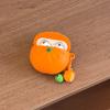 3D Fruit Case Compatible for AirPods1/2/3/4/AirPods Pro with Pendant Keychain, Kiwi Banana Orange Dragon Fruit Headphone Case for AirPods, Shockproof AirPods Cover (Airpods 3,Orange) view 3