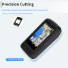 Case for Wahoo ELEMNT ROAM V3 GPS Cycling Computer, KONXISA Soft Silicone Cover, Protective Waterproof for Cycling Navigation Device Accessories, Scratch Resistant Cover, Dust Resistant Case,Black view 4