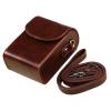 AsrMyjcx Camera Bag Camera Case, Profession with Shoulder Strap Shockproof Simple Lightweight Small Premium Case Crossbody, Coffee view 1