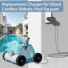 12.6V Charger for Ofuzzi Cyber Cordless Robotic Pool Cleaner Power Adapter Compatible with Ofuzzi Cyber/Cyber 1000/ Cyber 1200 / Cyber 1200 Por Automatic Robotic Pool Vacuum Cleaner view 2