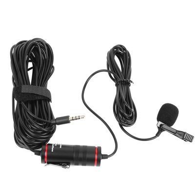 Acouto Osmo Action Camera Compatible ClipOn Microphone Set with HighQuality Adapter for Mobile Device Recording