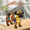 Dog Lamp Cute Resin Puppy Night Light, Soft Glow Pet Lamp Decor | Warm Light Bedside Table Lamp, Dog-Themed Room Lighting for Dorm, Kids Room, Teen Bedroom, and Everyday Cozy Night Ambience view 2
