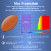 ANDWOOD Blue Light Blocking Glasses Men Women Computer TV Gaming Orange Lens Improve Sleep by Naturally Producing Melatonin view 4