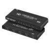 4K@60Hz 1x4 HDMI Splitter 4:4:4,18 Gbps,4 Port Powered HDMI 2.0 Splitter1 in 4 Out Support Auto Down Scaler, 4K 1080P Sync, HDR10,3D, Only Duplication/Mirror Screens (Not Extend) for HDTV/PS5 view 1