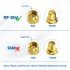 Yuslao WiFi Antenna Extension Cable 3ft RP-SMA Male to RP-SMA Female RG174 Coaxial Cable (2-Pack) for Desktop PC Wireless Mini PCI Express PCIE Network Card WiFi Router USB Adapter IP Security Camera view 3