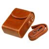 BaotyJie Camera Sling Bag Camera Case, Practical Small PU Leather Lightweight Waterproof Profession Carrying Crossbody Case, Brown view 1