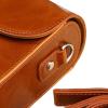 BaotyJie Camera Sling Bag Camera Case, Practical Small PU Leather Lightweight Waterproof Profession Carrying Crossbody Case, Brown view 3