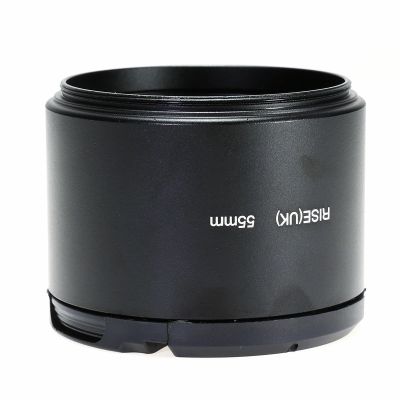 49/52/55/58/62/67/72/77mm Lens Hood Metal Telephoto Tele-Lens Long Focus Filter Thread Camera Metal Screw Hood Accessories(55mm)