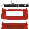 Geekria Silicone Speaker Case Cover Compatible with JBL Charge 6, Protective Soft Skin, Replacement Portable Speakers Travel Carrying Sleeve with Shoulder Strap (Red) view 1