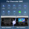 10inch Car Stereo Radio Car-Play GPS Navigation Compatible for ChevroletGMC Android 14 with Wireless CarPlay Radio with Android Auto Support GPS Navigation 2 + 32GB view 2