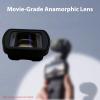 Gugxiom 1.15X Anamorphic Lens Compatible with Osmo 3, Blue Streak Effect Widescreen Cinematic Lens, Magnetic Attach, Multi Coated, Optical Glass view 2
