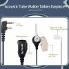 Retevis RB37 Bluetooth Walkie Talkies,Bluetooth Two Way Radio Earpiece,Acoustic Tube Headset,Flashlight,2000 mAh&120h Standby,Six Way Charger,9-Level VOX&Squelch,for Security Hospital Retail(6Pack) view 4
