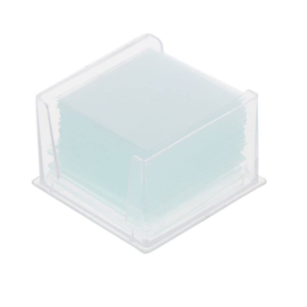 JOEBO Microscope Kit 100 Pcs Transparent Square Glass Slides Coverslides for Microscope Microscope Lens Adapters(22)