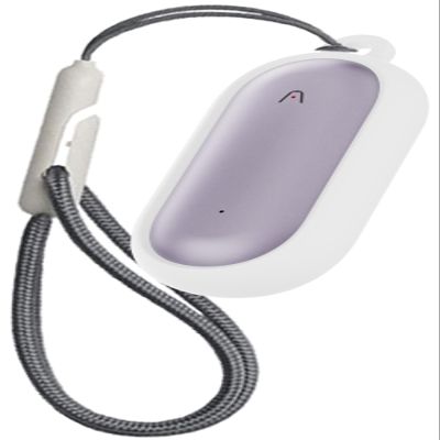 Tedubax Silicone Case for PLAUD NotePin AI Voice Recorder Accessories and Lanyard - White