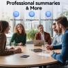AI-Powered Smart Voice Recorder, Instant Transcription for Meetings, Lectures & Interviews with Playback, App Control, Transcribe & Summarize with AI Technology, 152 Languages, 64GB Memory view 3
