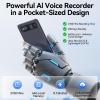 AI-Powered Smart Voice Recorder, Instant Transcription for Meetings, Lectures & Interviews with Playback, App Control, Transcribe & Summarize with AI Technology, 152 Languages, 64GB Memory view 4