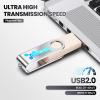 16GB 200PCS Custom Personalized USB 2.0 Flash Drive, Bulk Customize Thumb Drives, Engraved Memory Sticks, Printed/Engraved Your Logo & Text on Double-Sided for School/Company view 4