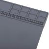 Silicone Heat Repair MAT Computer Phone Solder Station Tools for Maintenance Workbench (Gray) view 2