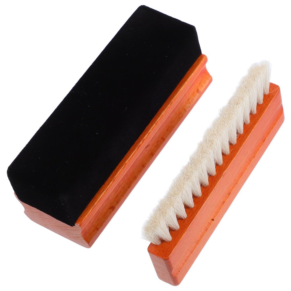 Artibetter 2Pcs Vinyl Record Cleaning Kit with Static Handle Brushes for Turntables Durable and Brushes for Vinyl Record Care and Music Lovers