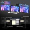 BKVOO Laptop Screen Extender 16-inch - Triple Laptop Monitor Extender Detachable FHD 1920x1200P IPS 235 Rotation Extra Portable Monitor Compatible with 13-17 Mac Wins Dex Chrome view 4