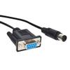 bodateng D-SUB 9pin DB9 to din 8pin MD8 Male Adapter RS422 PLC Programming Cable for PLC to HMI kable(3m,DB9 Female-MD8) view 1
