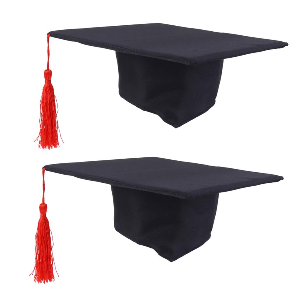 VERDANVERSE 2Pcs Newborn Graduation Cap Cute Photography Props for Boys for Milestone Photoshoots Preschool Graduation Celebrations for Newborn Photography