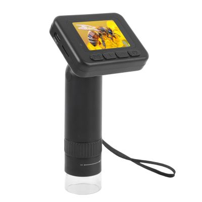 Bewinner Portable Digital Microscope for Kids Adults, 50X-1000X Magnification Handheld Microscope, 8 LED Lights Inspection Camera with 2 Inch LCD Screen
