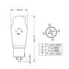 LHXEQJAM 5U4G Vacuum Tube Audio Valve Replaces 5Z3P GZ34 274B Tube(2pcs Matched Pair) view 2