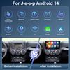 10inch Car Stereo Radio Car-Play GPS Navigation Compatible for J-e-e-p Android 14 with Wireless CarPlay Radio with Android Auto Support GPS Navigation 2 + 32GB view 2