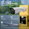 Anpviz License Plate Recognition POE Camera, 4MP @ 30fps Commercial LPR/ANPR Bullet IP Camera for Business, 2.7~13.5mm Optical Zoom, 120dB WDR, SD Card, IP67 only Compatible with Anpviz H series NVRs view 2