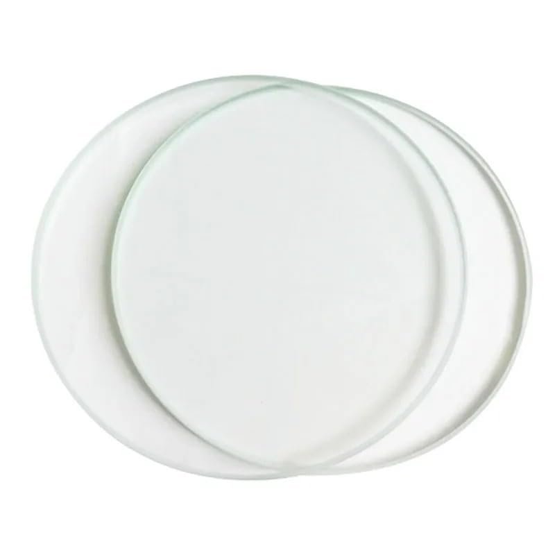 1pc 90mm 95mm 100mm Round Transparent Glass Work Board Stereo Microscopes Working Stage Base Loading Plate(95mm Transparent)