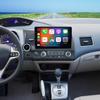 10inch Car Stereo Radio Car-Play GPS Navigation Compatible for Honda Civic 2006-2011 Android 14 with Wireless CarPlay Radio with Android Auto Support GPS Navigation 2 + 32GB view 1