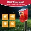 ChunHee Solar Outdoor Motion Sensor Alarm 3 Working Mode Motion Activated Alarm 120dB Loud Sound Noise Maker IP65 Waterproof Motion Detector with Strobe Light for Yard Farm Garden (2PC) view 3