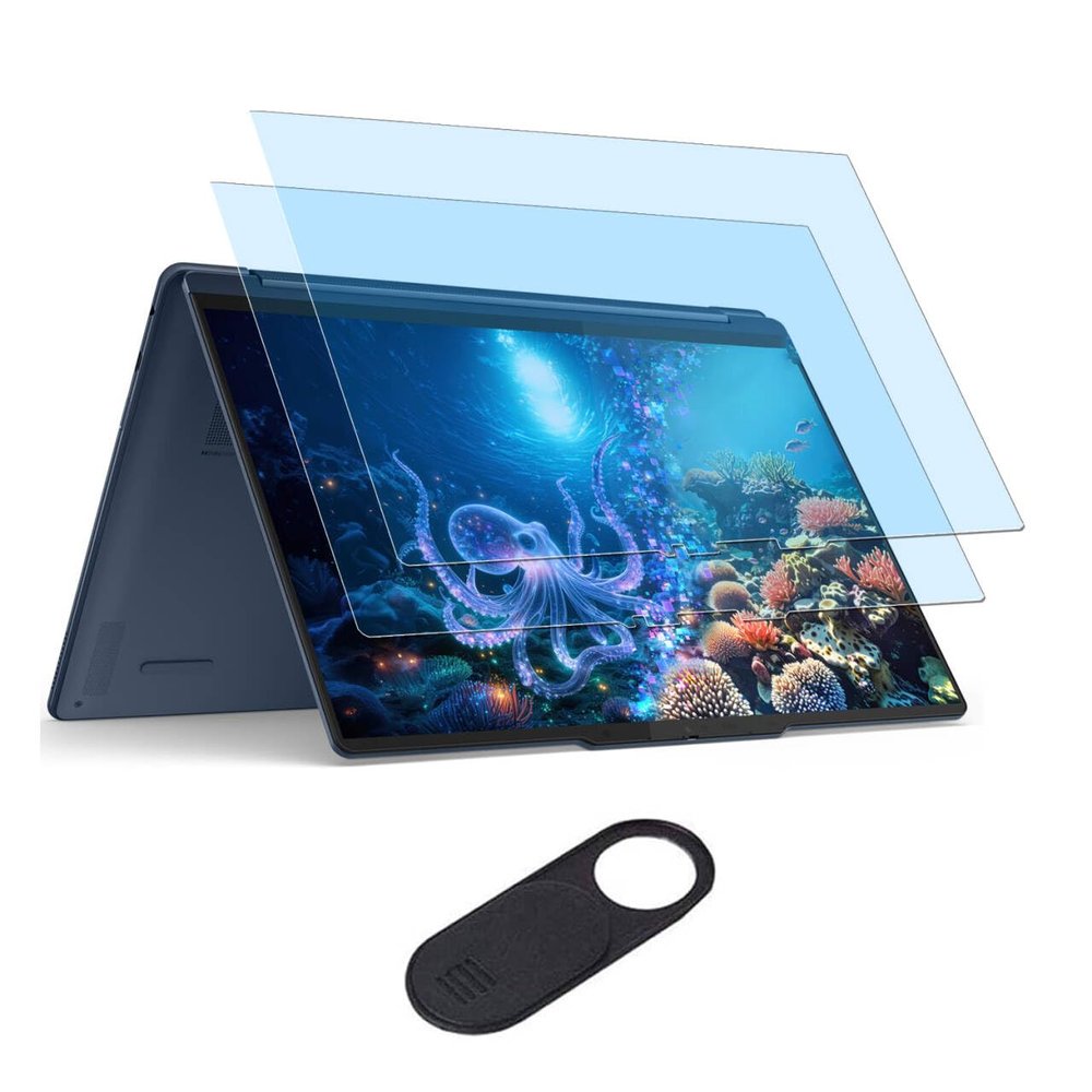 2 Pack Anti Blue Light Screen Protector for 2023-2024 Lenovo Yoga 9i 2-in-1 & Yoga 9 2-in-1 (14IAP7 14IRP8 14IRP8 14IMH9) 14 Inch Touchscreen Laptop,Anti Glare (Matte) Shield