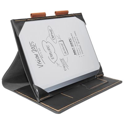 Handmade Remarkable 2 Case Leather,Genuine Leather Folio Cover for 2 Remarkable, Customized Gift Birthday Gift for Him Or Her (Black)