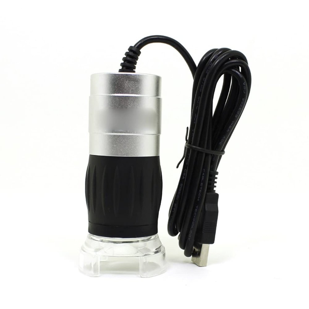 JOEBO Microscope Kit 2.1MP Handheld USB Digital Electronic Zoom Stereo Microscope Magnifier 40x 200x with LED Lights Microscope Lens Adapters
