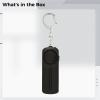 130 Db Personal Safety Alarm With Led Light, Abs, Portable Keychain Design, Ideal For Black Emergency Situations view 3