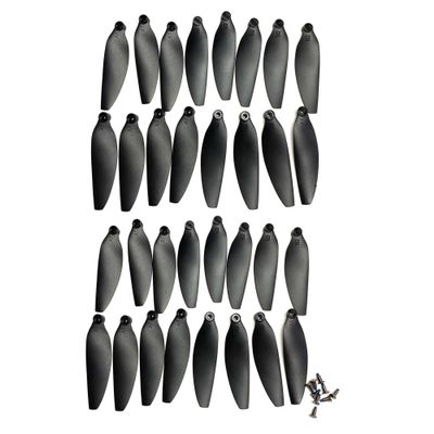 Universal LSRC S8S RC Drone Quadcopter Prop Parts LS-S8S Propeller Impeller Maple Leaf Accessories(32p Black)