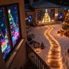 RODASS Holographic Rear Projection Screen: Foldable and Portable Anti Crease Indoor Projection Screen for Projecting Halloween Videos and Film Night (120Inch) view 1