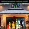 RODASS Holographic Rear Projection Screen: Foldable and Portable Anti Crease Indoor Projection Screen for Projecting Halloween Videos and Film Night (120Inch) view 2
