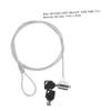 NUOBESTY 2Sets Laptop Lock Keyed Cable Lock Security Cable Lock for Notebook with Rotatable Design Flexible and Durable for Fixed Structures view 2