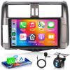 4 Core+64G Android 13 Car Stereo for Toyota Prado 2010-2013 with Wireless Carplay Android Auto, 9 Inch Touch Screen Radio Support GPS/WiFi/Bluetooth/SWC+Backup Camera view 1