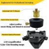 Surveying Tribrach Adapter Kit with Optical Plummet and 360 Rotating Prism Base 5/8-11 Thread Mount Set for GPS GNSS Total Stations Prism Poles and Tripods view 2