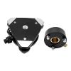 Surveying Tribrach Adapter Kit with Optical Plummet and 360 Rotating Prism Base 5/8-11 Thread Mount Set for GPS GNSS Total Stations Prism Poles and Tripods view 4