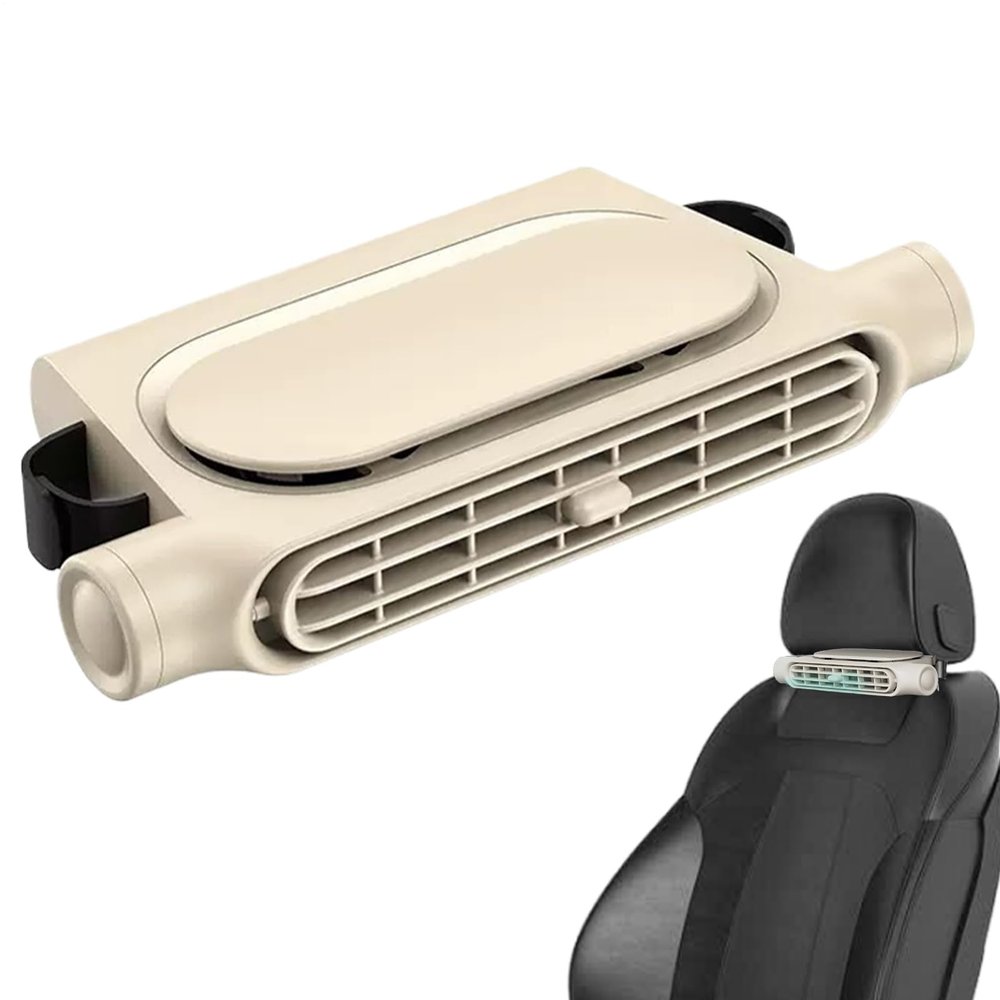 Car Cooling Fan - USB Fan for Car - Quiet Portable 3 Speeds Vehicle Blower for Driving Travel RV Truck Daily Commuting Road Trip