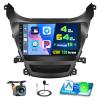 4G+64G for Hyundai Elantra 2014-2016 Android 15 Car Stereo Wireless Apple Carplay Android Auto, 9 inch IPS Touch Screen Radio 5G WiFi 32EQ Bluetooth FM RDS SWC+Free AHD Backup Cam view 1