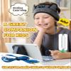 Kids Headband Headphones-Toddler Wireless Bluetooth Headphones with Safe Volume, Wired 3.5mm Jack, Adjustable Sleep Headband-for School/Airplane Travel/Tablet/Kindle, with Travel Bag - Boys & Girls view 4